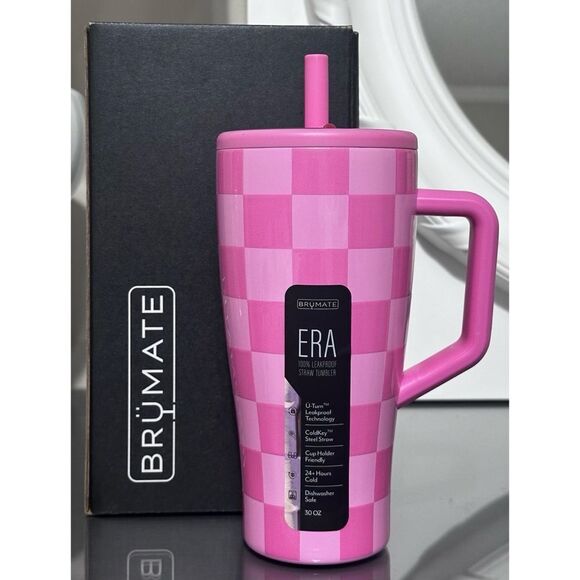 brumate Other - NWT LIMITED EDITION Brumate 30oz Era, PINK CHECKER